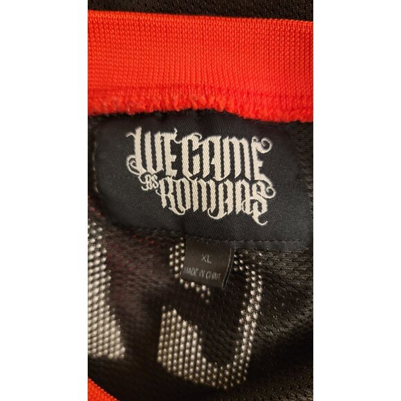 We Came As Romans Mens XL Basketball Jersey Black & Red Polyester - Picture 3 of 5